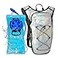 Zavothy Rave Hydration Backpack Lightweight Water Backpack for Cycling Running Hydration Pack Hiking Backpack with 2L Water Bladder White