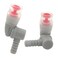 KIBBEH 2 Pack Hydration Bags Bite Valve Mouthpiece Replacement for Cross Country Bladder Bag 360 Degrees for Quick Acces Easy Drinking Universal for Any Hydration Pack System White