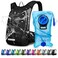 Mothybot Insulated Hydration Backpack Pack with 3L BPA Free Leak Proof Water Bladder Large Storage Lightweight Hiking Daypack with Waist Pouches Cooler Layer for Running Biking Camping Festival