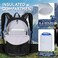 N NEVO RHINO Hydration Backpack with Water Bladder 3L Hiking Backpack with Rain Cover Insulation Water Daypack for Cycling Biking