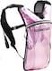 SoJourner Bags SOJOURNER Hydration Pack Backpack 2L Water Bladder Included for Festivals Raves Hiking Biking Climbing Running and More Holographic Pale Pink