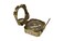 Aasiya Nautical Kelvin Hughes Natural Sine Brass Pocket Compass Vintage Mining Compass Outdoor Navigation Tool