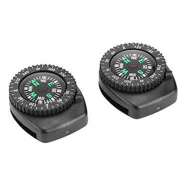 Tbest ButtonWatch Strap2pcs Portable Hiking Watch Band Slip Slide Navigation Wrist for Outdoor Survival Cam Boating Wrist Turtle Wrist
