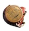 NauticalMart Engraved Brass Compass with Leather Case Nautical Gift for Our Son from Dad and Mom Anniversary Birthday