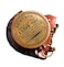 NauticalMart Engraved Brass Compass with Leather Case Nautical Gift for Our Son from Dad and Mom Anniversary Birthday