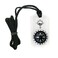 Sun Company MiniComp II Mini Orienteering Compass With Rotating Bezel EasytoRead Zipperpull Compass for Jacket Parka or Pack