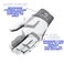 Bionic Womens ReliefGrip 20 Golf Glove Silver Small Left