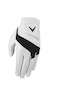 Callaway Golf Fusion Glove Standard MediumLarge WhiteCharcoal Worn on Left Hand