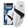 Callaway Golf Fusion Glove Standard MediumLarge WhiteCharcoal Worn on Left Hand