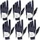 FINGER TEN Golf Gloves Men Right Left Handed Golfer Mens Glove RainGrip Hot Wet Weather Value 6 Pack All Weather in Grey MediumLarge Grey MediumLarge Left