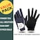 FINGER TEN Golf Gloves Men Right Left Handed Golfer Mens Glove RainGrip Hot Wet Weather Value 6 Pack All Weather in Grey MediumLarge Grey MediumLarge Left