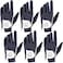 FINGER TEN Golf Gloves Men Right Left Handed Golfer Mens Glove RainGrip Hot Wet Weather Value 6 Pack All Weather in Grey MediumLarge Grey MediumLarge Left