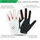 FINGER TEN Junior Kids Dura Feel White Blue Red Yellow Golf Gloves Extra Value 2 Pack Small White Left