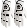 FINGER TEN Mens Golf Gloves Left Hand Right with Ball Marker 2 Pack Weathersof Grip Soft Comfortable Fit Size Small Medium ML Large XL Medium Worn on Right Hand