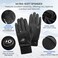 FINGER TEN New Men Winter Golf Gloves with Ball Marker Grip Performance Value 1 Pair XL Cold Weather Windproof Size from Medium to XXL XLarge