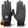 FINGER TEN New Men Winter Golf Gloves with Ball Marker Grip Performance Value 1 Pair XL Cold Weather Windproof Size from Medium to XXL XLarge