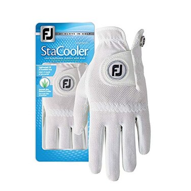 FootJoy Womens StaCooler Golf Glove Pearl Small Worn on Left Hand