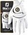 FootJoy Womens StaSof Golf Glove White Medium Worn on Left Hand
