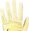 GH CLUB GH Womens Leather Golf Gloves One Pair Plain Both Hands Yellow 19 S