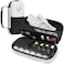SLINRKE Golf Glove Holder Case with Glove Shaper Protective Hard Shell Golf Accessories Case Bag with 2 Dividers Fits Balls Tees Markers Ideal Gift White