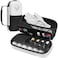 SLINRKE Golf Glove Holder Case with Glove Shaper Protective Hard Shell Golf Accessories Case Bag with 2 Dividers Fits Balls Tees Markers Ideal Gift White