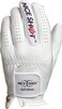 Nice Shot The Bird Golf Glove White Cabretta Leather Mens Left Hand Cadet Large