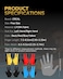 CRICAL Professional Billiard Glove for Pool 3Finger Design with Thick Lycra NonSlip Grip for Men and Women Billiard Cue Accessories for Improved Control and Practice