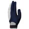 Fortuna Billiard Glove Classic for Left Hand Blue with Strap Small