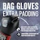 CLETO REYES Professional Extra Padding Boxing Gloves for Training Sparring and Punching for Men and Women MMA Kickboxing Muay Thai Hook and Loop 16 oz Black Red