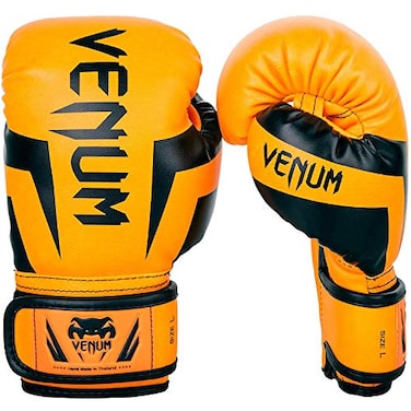 Venum Kids Elite Boxing Gloves Neo Orange Large 911 Years