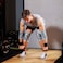 AEOLOS Leather Gymnastics Hand GripsGreat for GymnasticsPull upWeight LiftingKettlebells and Cross Training Black Large