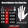 AEOLOS Leather Gymnastics Hand GripsGreat for GymnasticsPull upWeight LiftingKettlebells and Cross Training Black2 Layers Leather XSmall