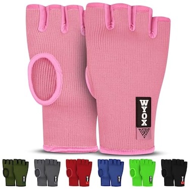 WYOX Inner Glove Hand Wraps for Boxing Kickboxing Elasticated Wrist Support Knuckle Protection for Muay Thai MMA Heavy Bag Training Men Women