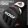 RDX MMA Gloves Grappling Sparring Maya Hide Leather Boxing Gloves Men Women Muay Thai Martial Arts Training Half Finger Adjustable Mitts Wrist Support Kickboxing Cage Fighting Punching Bag Workout