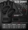 RDX MMA Gloves Grappling Sparring Maya Hide Leather Boxing Gloves Men Women Muay Thai Martial Arts Training Half Finger Adjustable Mitts Wrist Support Kickboxing Cage Fighting Punching Bag Workout
