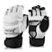 Xinluying Punch Bag Boxing Martial Arts MMA Sparring Grappling Muay Thai Taekwondo Training PU Leather Wrist Wraps Gloves