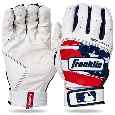 Franklin Sports Classic XT Batting Gloves Pair USA Youth Small