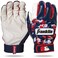 Franklin Sports MLB Digi Camo Batting Gloves WhiteNavyRed Small