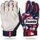 Franklin Sports MLB Digi Camo Batting Gloves WhiteNavyRed Small