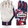 Franklin Sports Youth MLB Digi Camo Batting Gloves WhiteNavyRed Small