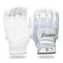 Franklin Sports Youth MLB ShokSorb X Batting Gloves Youth Small Pair WhiteChrome