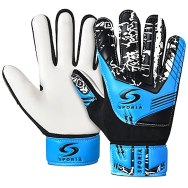 SPORIA Youth Goalie Gloves Blue 4