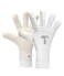 T1TAN White Beast 30 Goalkeeper Gloves Without Finger Protection Soccer Goalkeeper Gloves Size 7