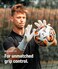 T1TAN White Beast 30 Goalkeeper Gloves Without Finger Protection Soccer Goalkeeper Gloves Size 7
