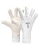 T1TAN White Beast 30 Goalkeeper Gloves Without Finger Protection Soccer Goalkeeper Gloves Size 7