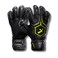Storelli Gladiator Pro 30 Goalkeeper Gloves Breathable HighImpact Hand Protection with 5 Removable Finger Spines Premium Hand Grip for Soccer Goalies 1 Pair Black Yellow Size 9