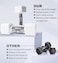 Upspeed 15LBS Adjustable Dumbbells Sets 4 in 1 Free Weight Dumbbell Sets for Women Men Hand Weight Set Adjust Dumbbells Weights Set for Home Gym Exercise Workout Strength Training Equipments White