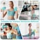 equipro EQUIPRO Adjustable Dumbbell Set 4 in 1 Weights for Women at Home Hand Weights Dumbbells for Women Each 2lb 3lb 4lb 5lb Fast Adjust Weight with Soft TPU Handle for Home Gym Exercise Training
