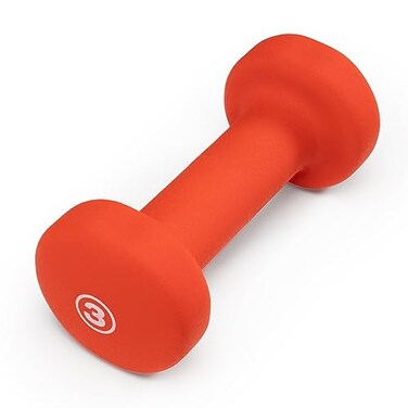 MARCY Marcy Neoprene Dumbbell Single Piece 3lb Strawberry