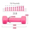 Portzon Weights Dumbbells 10 Colors Options Compatible with Set of 2 Neoprene Dumbbells Set115 LB AntiSlip Antiroll Hex Shape